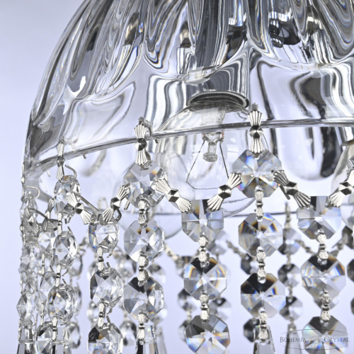 Подвесной светильник 5478/22 Ni Clear/M-1H Drops Bohemia Ivele Crystal (Богемия Ивеле Кристалл) фото 3
