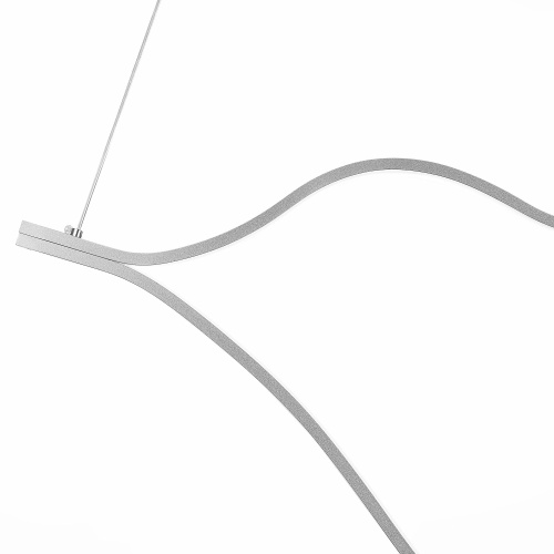 SL6106.103.56 Светильник подвесной ST-Luce Никель/Белый LED 1*56W 4000K CORTILE фото 2