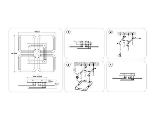 Светильник потолочный Ambrella light ACRYLICA FA8949 фото 9 Светильник потолочный Ambrella light ACRYLICA FA8949 фото 9
