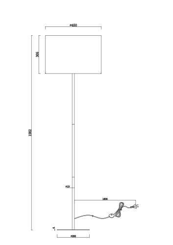 Торшер Moderli V11008-F Tropic фото 3
