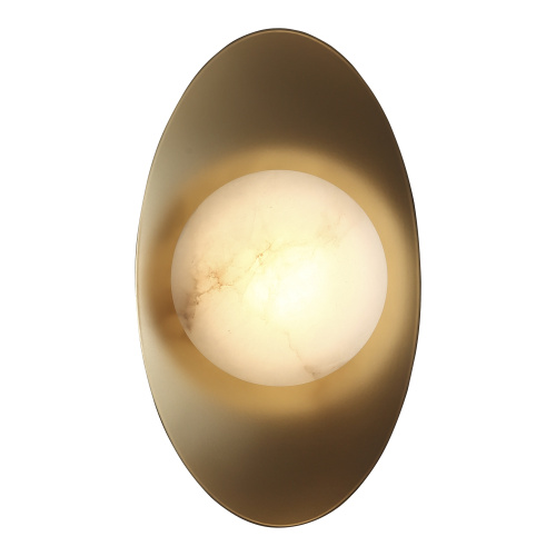 SL6229.211.01 Светильник настенный ST-Luce Золотистый/Алебастр LED 1*7W 3000K PEARL фото 2