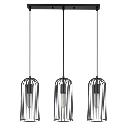 Подвесной светильник Escada 10198/3S E27*60W Black фото 3 Подвесной светильник Escada 10198/3S E27*60W Black фото 3