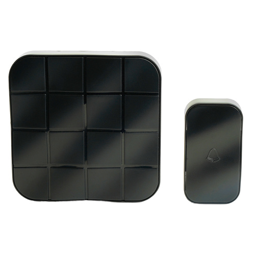 Звонок дверной беспроводной Feron E-378 Электрический 10 мелодий чёрный с питанием от батареек фото 7