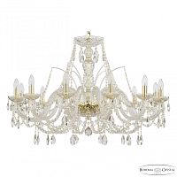 Люстра хрустальная 105/12/360 G Bohemia Ivele Crystal (Богемия Ивеле Кристалл)