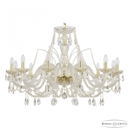 Люстра хрустальная 105/12/360 G Bohemia Ivele Crystal (Богемия Ивеле Кристалл) Люстра хрустальная 105/12/360 G Bohemia Ivele Crystal (Богемия Ивеле Кристалл)
