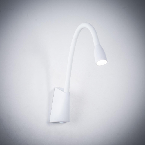 Citilux Декарт CL704340 LED Бра гибкое с выключателем Белое фото 4 Citilux Декарт CL704340 LED Бра гибкое с выключателем Белое фото 4