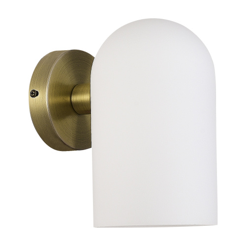 SLE1047-301-01 Светильник настенный Бронза/Молочно-белый E14 1*40W NOBILIA фото 3