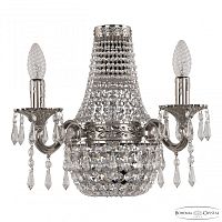 Бра хрустальные 2201H201B/2/35IV Ni Bohemia Ivele Crystal (Богемия Ивеле Кристалл)