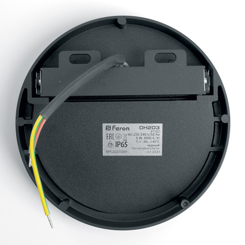 Светодиодный светильник Feron DH203 накладной 5W 4000K, IP65, черный фото 9
