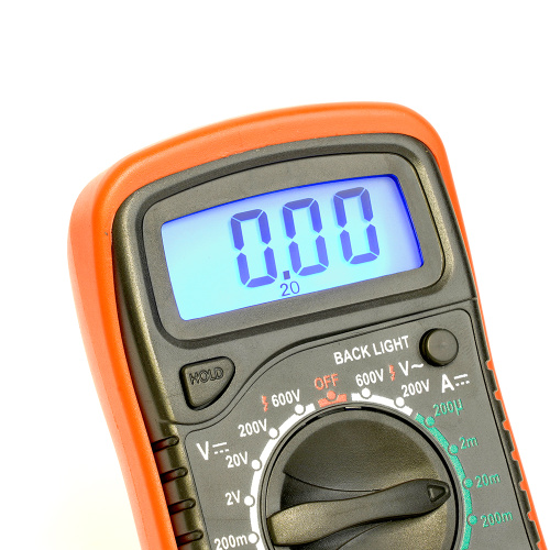 MTM MAS830L Мультиметр цифровой, 1999 отсчетов, батарея крона, ручная регулировка, черный/красный, TM STEKKER фото 10