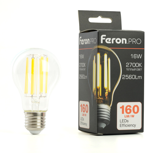 Лампа светодиодная Feron.PRO LB-1116 Шар E27 2560LM 16W 175-265V 2700K фото 3