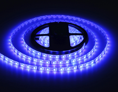 Комплект светодиодной ленты 12В 5050 60Led 14.4Вт/м Цветная RGB IP65 5м фото 4 Комплект светодиодной ленты 12В 5050 60Led 14.4Вт/м Цветная RGB IP65 5м фото 4