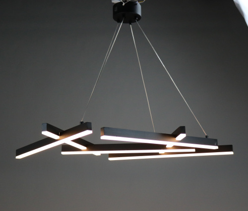 Подвесной светильник черный LED 65Вт 85см Zortes AVEN ZRS.01243.02 фото 18