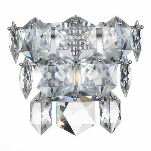 SL1631.101.01 Бра ST-Luce Хром/Прозрачный E14 1*40W VITERBO фото 3 SL1631.101.01 Бра ST-Luce Хром/Прозрачный E14 1*40W VITERBO фото 3