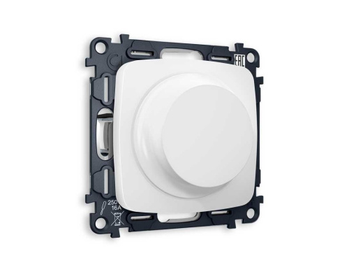 Комплект механизма светорегулятора универсального AMBRELLA VOLT OMEGA Белый матовый 25-600W/LED 5-300W QUANT (OP1255, VM136) MO125510