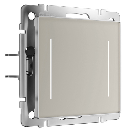 Сенсорный выключатель двухклавишный с подсветкой (дымчатый) W4522014 Сенсорный выключатель двухклавишный с подсветкой (дымчатый) W4522014