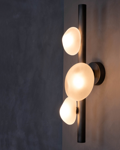 Настенный светильник 5055W/3 black/white фото 5