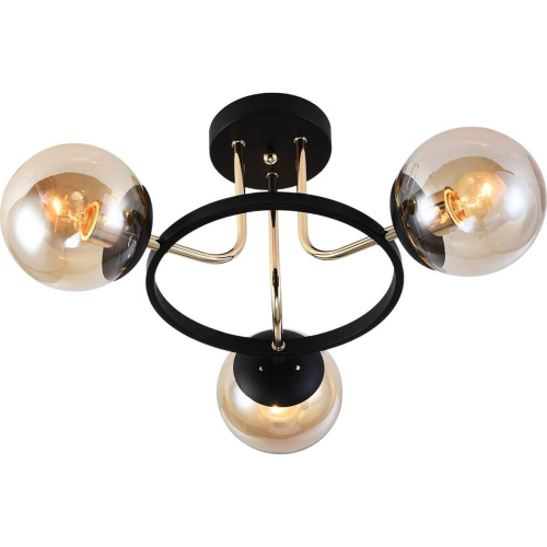 Потолочная люстра Reluce 01344-0.3-03 BK+FGD фото 2