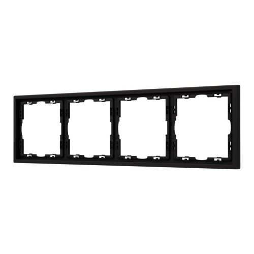Рамка пластиковая FRM-NOBE-SFPL-4-BK Arlight 054224 Рамка пластиковая FRM-NOBE-SFPL-4-BK Arlight 054224