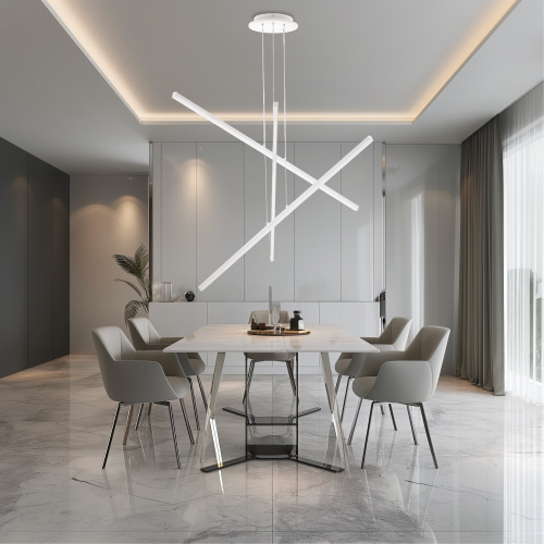 Citilux Trent CL203730 LED Люстра подвесная с пультом Белая фото 15 Citilux Trent CL203730 LED Люстра подвесная с пультом Белая фото 15