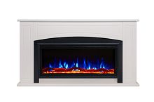 Каминокомплект CANBERRA/СТЕЛЛА Светло-бежевый с очагом Электроочаг SAFITA/САФИТА 36