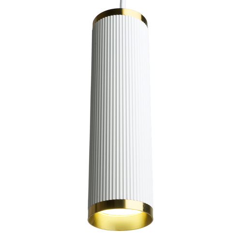 Светильник потолочный Feron ML1908 Barrel GATSBY levitation на подвесе MR16 35W, 230V, белый, античное золото 55*200 фото 4