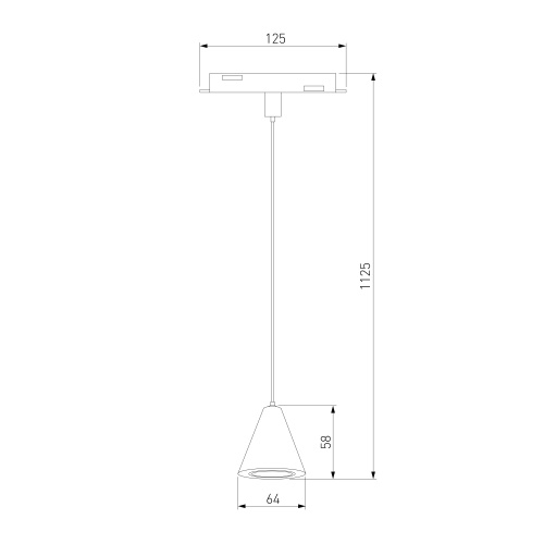 Slim Magnetic Трековый светильник 5W 4200K Event латунь 85039/01 85039/01 фото 7