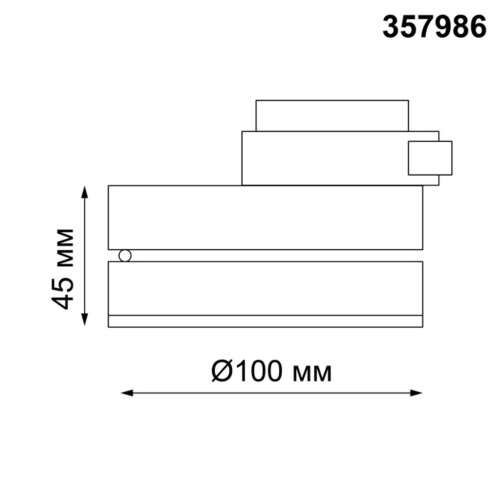 357986 PORT NT19 284 белый Светильник трековый однофазный трехжильный IP20 LED 3000К 12W 220V GRODA фото 3 357986 PORT NT19 284 белый Светильник трековый однофазный трехжильный IP20 LED 3000К 12W 220V GRODA фото 3