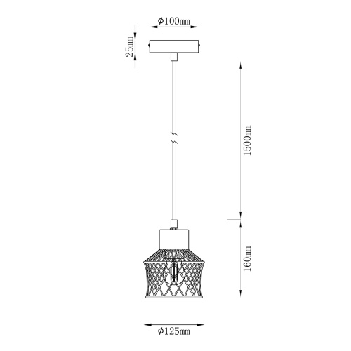 Подвесной светильник Escada 10174/1S E27*40W White фото 2 Подвесной светильник Escada 10174/1S E27*40W White фото 2