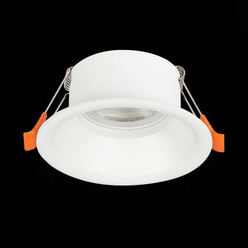 ST201.508.01 Св-к встр. Белый GU10 1*50W  D89xH40 220V Без ламп Встраиваемые светильники фото 7