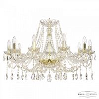 Люстра хрустальная 107/10/300 G Bohemia Ivele Crystal (Богемия Ивеле Кристалл)