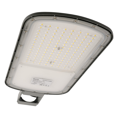 Светодиодный уличный консольный светильник Feron SP3070 100W 5000K AC90-300V, серый фото 7