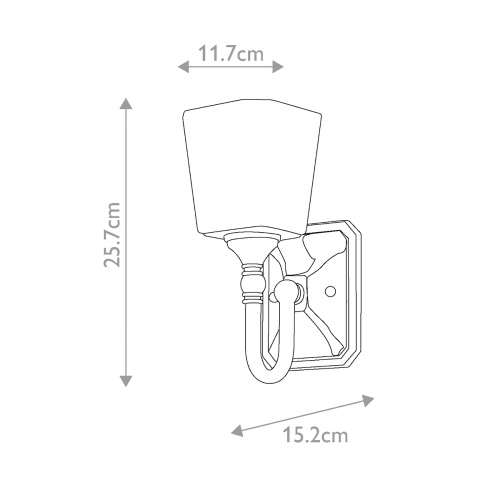 Бра для ванных комнат Feiss, Арт. FE-CONCORD1-BATH фото 4 Бра для ванных комнат Feiss, Арт. FE-CONCORD1-BATH фото 4