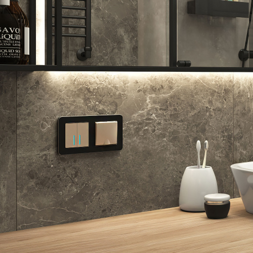 Рамка из металла на 2 поста Platinum черный W0022608 фото 5 Рамка из металла на 2 поста Platinum черный W0022608 фото 5