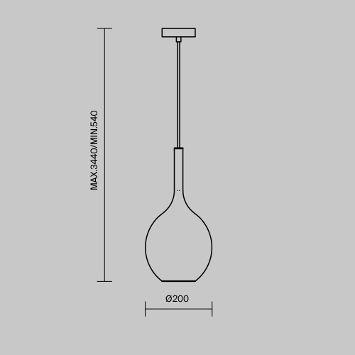 Подвесной светильник Maytoni MOD271PL-01B2 фото 3 Подвесной светильник Maytoni MOD271PL-01B2 фото 3