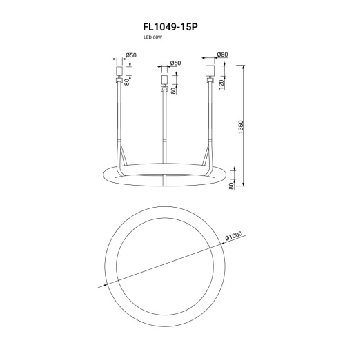 Подвесная люстра Secretum FL1049-15P фото 4 Подвесная люстра Secretum FL1049-15P фото 4