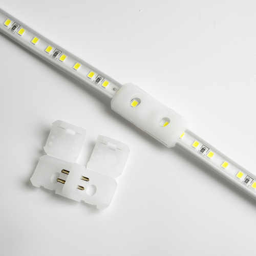 Светодиодная LED лента Feron LS710, 120SMD(2835)/м 10Вт/м 220V длина 25м, 3000K, IP65, с 1 сетевым шнуром, 2 заглушками, 2 коннекторами в комплекте фото 9