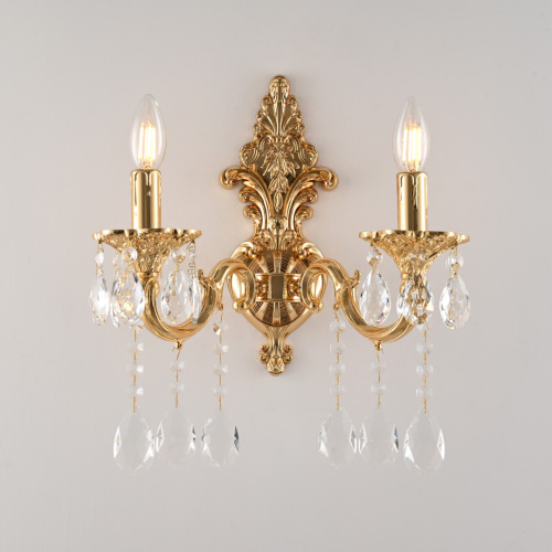 Бра с хрустальными подвесками AL7801B14/2/175 A G Bohemia Ivele Crystal (Богемия Ивеле Кристалл) фото 3