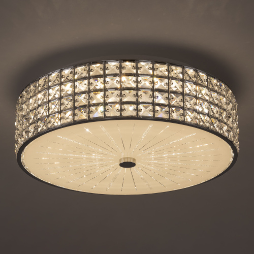 Citilux Портал CL32415G1 LED RGB Люстра хрустальная с пультом Хром фото 5