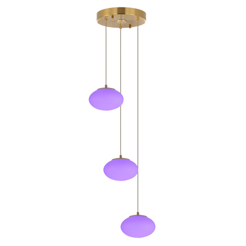 Citilux ATMAN SMART CL226A033 LED RGB Умная каскадная люстра Бронза фото 6 Citilux ATMAN SMART CL226A033 LED RGB Умная каскадная люстра Бронза фото 6