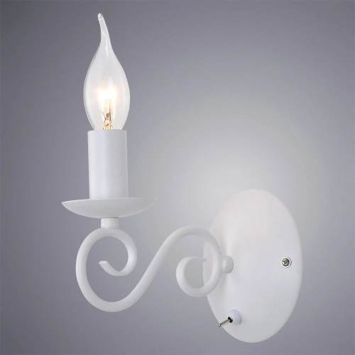 Бра Arte Lamp ISABEL A1129AP-1WH фото 2 Бра Arte Lamp ISABEL A1129AP-1WH фото 2