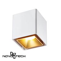 358488 OVER NT20 442 белый/золото Светильник накладной IP20 LED 4000K 10W 220V RECTE
