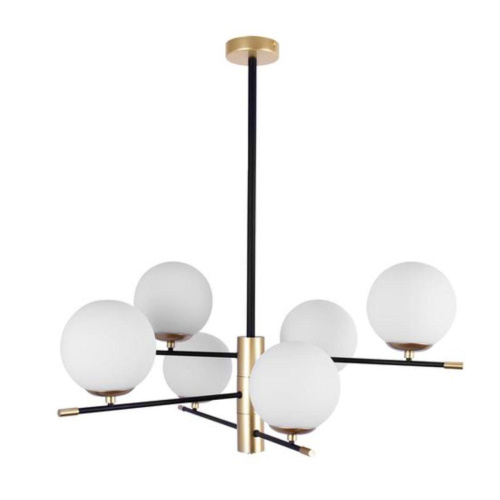 Подвесная люстра Arte Lamp Arkab A2225LM-6BK Подвесная люстра Arte Lamp Arkab A2225LM-6BK