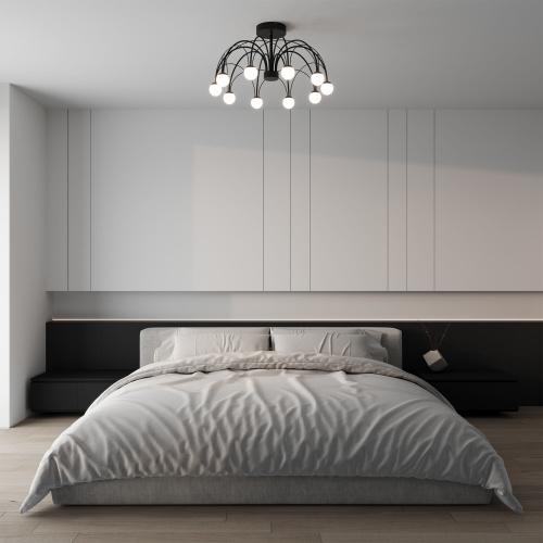 Потолочный светодиодный светильник Ragno 90035/10 LED черный фото 6 Потолочный светодиодный светильник Ragno 90035/10 LED черный фото 6