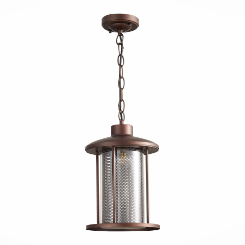 SL080.403.01 Светильник уличный подвесной ST-Luce Темный кофе/Прозрачный, Темный кофе E27 1*60W LASTERO фото 4