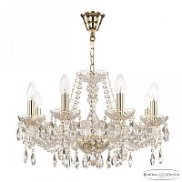 Люстра хрустальная 116/8/195 G Bohemia Ivele Crystal (Богемия Ивеле Кристалл)