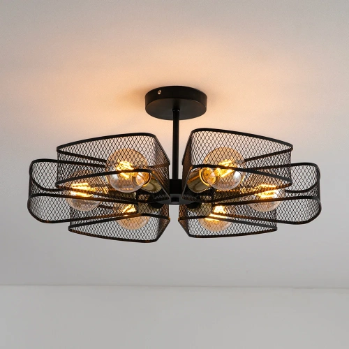 Потолочная люстра Arte Lamp MAASYM A7044PL-6BK фото 2 Потолочная люстра Arte Lamp MAASYM A7044PL-6BK фото 2