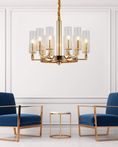 Подвесная люстра Lumina Deco Donatti LDP 8011-12 F.GD фото 2