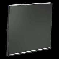 Клавиша для выключателя/переключателя одноклавишного с подсветкой S70 (титан) Voltum VLS000206