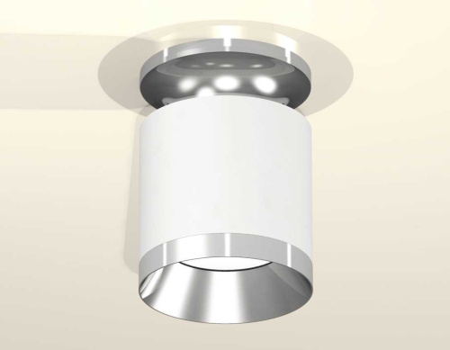 Комплект накладного светильника Ambrella light Techno Spot XS7401101 SWH/PSL белый песок/серебро полированное (N7927, C7401, N7032) фото 3